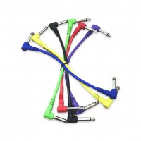 Pack 6 Cables de Efecto para instrumento distintos colores